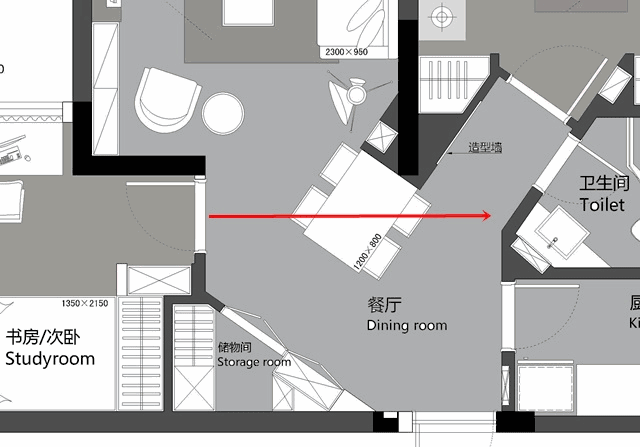這個戶型改造，讓奇葩戶型不再奇葩！