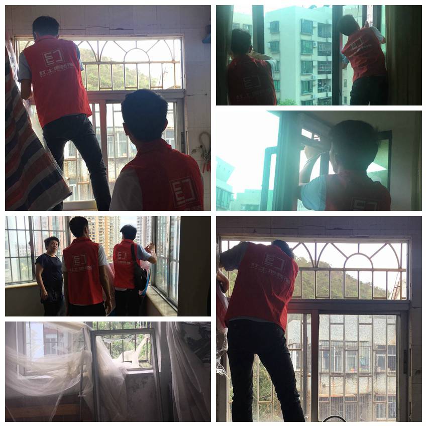 臺風(fēng)襲后 家裝維修義工行動進(jìn)行中