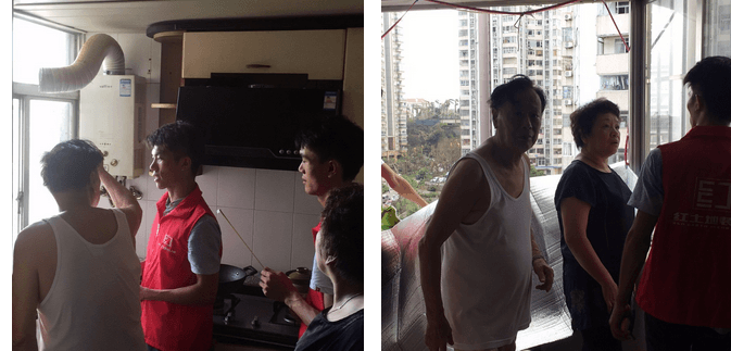 臺風(fēng)襲后 家裝維修義工行動進(jìn)行中