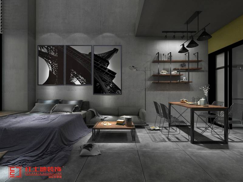 文藝青年都有個LOFT夢，華發(fā)世紀(jì)城62㎡工業(yè)風(fēng)不一樣的家！