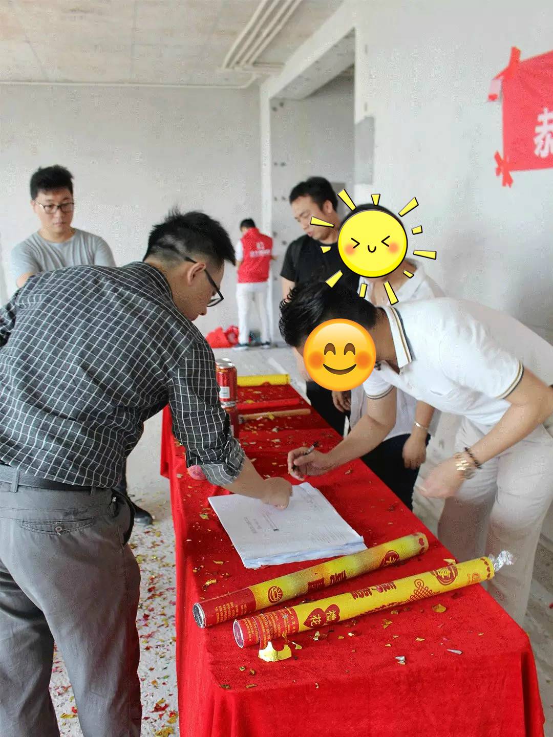 珠海裝修公司紅土地裝飾恭賀銀海灣業(yè)主雅居開工大吉！