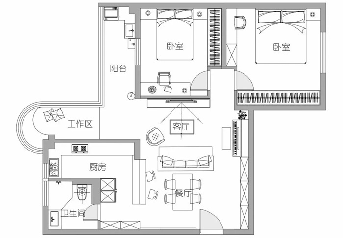92平米北歐風(fēng)活力滿滿，珠海年輕人都喜歡的家居裝修風(fēng)格！