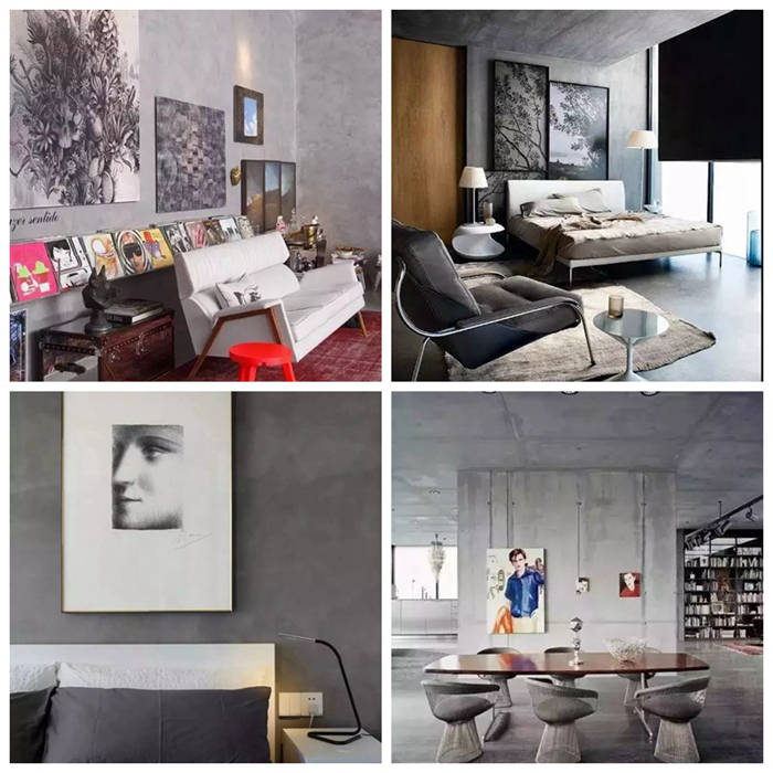 舊房改造輕松打造潮酷高級(jí)灰工業(yè)風(fēng)，一面水泥墻就夠了！