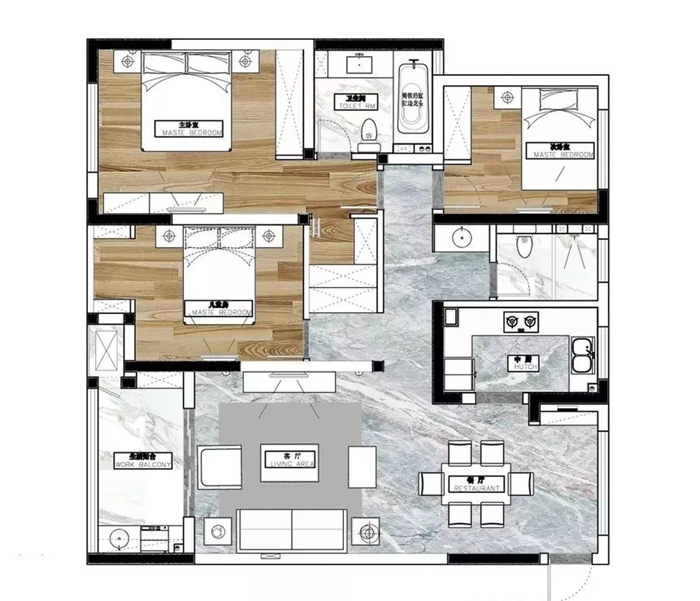 120平輕奢精致美式教科書般的裝修攻略，軟裝輕松打造優(yōu)雅品質(zhì)生活！