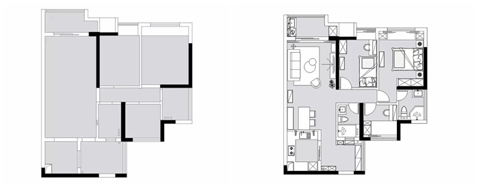 15年老舊兩房蛻變?nèi)浚?0平米北歐風(fēng)處處洋溢著幸福感！