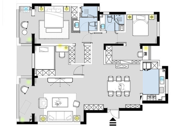 珠海110平米一家三口的溫馨簡約風(fēng)，實用舒適與時尚并存！