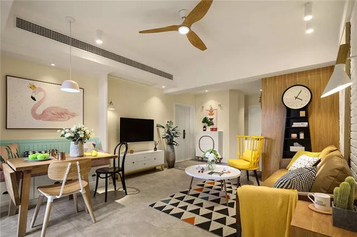 85平米珠海小戶型設(shè)計(jì)有品有范的北歐風(fēng)，看一眼就會(huì)愛上！