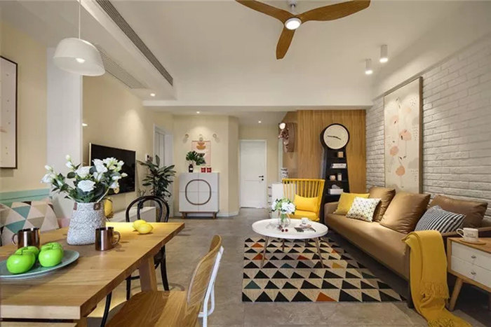 85平米珠海小戶型設(shè)計(jì)有品有范的北歐風(fēng)，看一眼就會(huì)愛上！