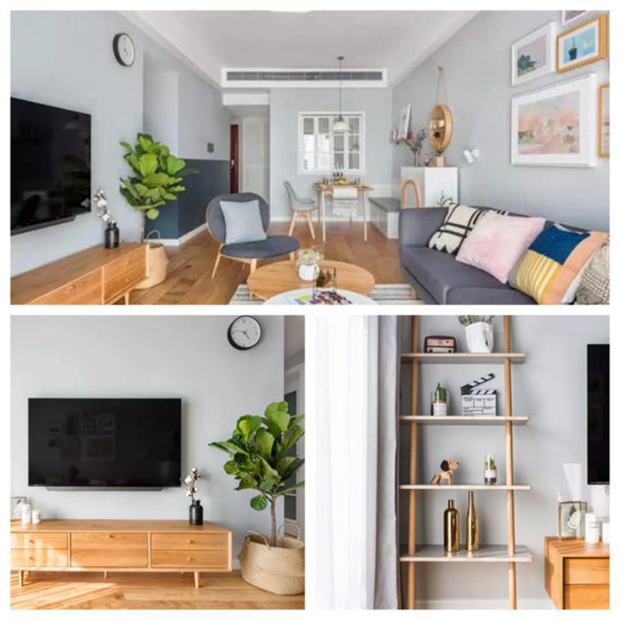 15年老舊兩房蛻變?nèi)浚?0平米北歐風(fēng)處處洋溢著幸福感！