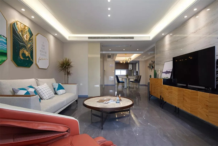 珠海110平米一家三口的溫馨簡約風(fēng)，實用舒適與時尚并存！