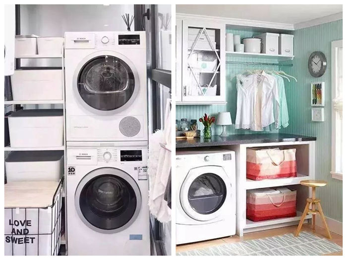 小到擠不下洗衣機？1平米都不能浪費空間裝修擴容30%！