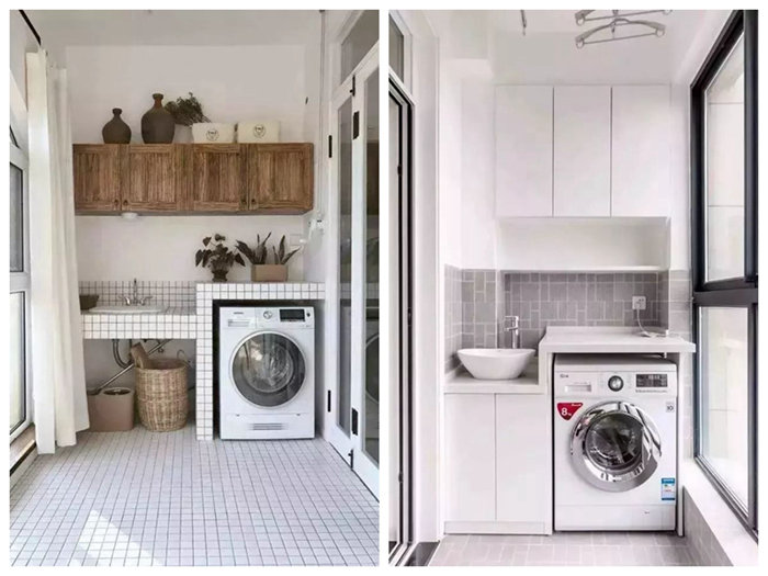 小到擠不下洗衣機？1平米都不能浪費空間裝修擴容30%！