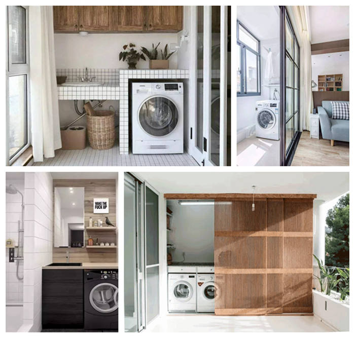 小到擠不下洗衣機？1平米都不能浪費空間裝修擴容30%！