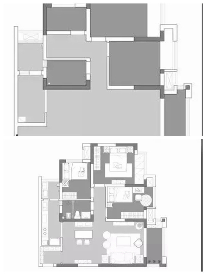 95平米現(xiàn)代簡約裝修設(shè)計風(fēng)，珠海三口之家的幸福感！