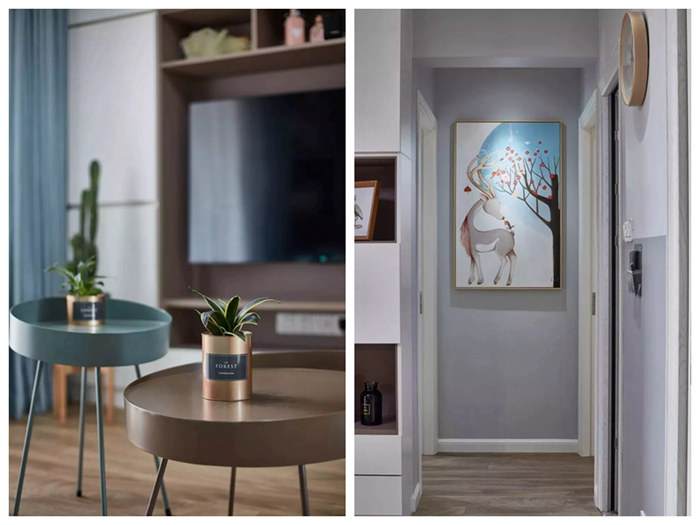 93平米現(xiàn)代簡約小家，拆改2個(gè)4平米的小陽臺(tái)讓家變大20平米！