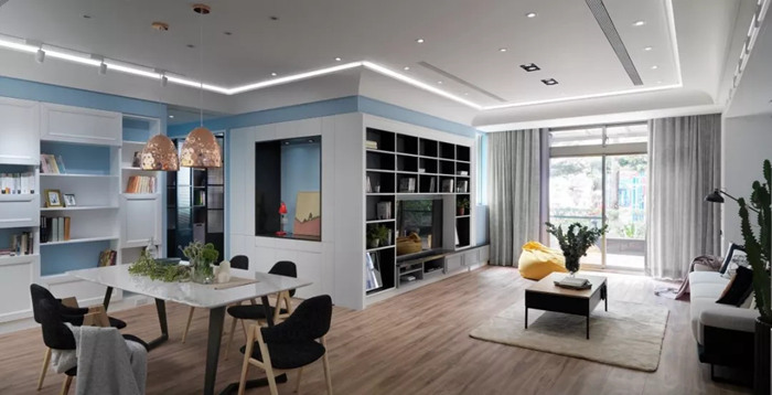 珠海103平米優(yōu)雅現(xiàn)代風，舒適愜意的裝修設計！