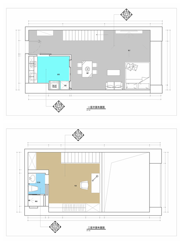 61平米LOFT北歐裝修設(shè)計(jì)，小戶型也可以精致生活！