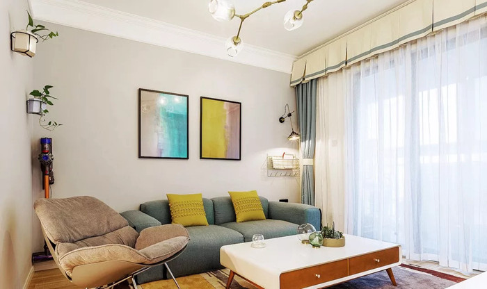 舒適自然光的90平米北歐風(fēng)，經(jīng)典裝修案例顏值擔(dān)當(dāng)收納滿分！