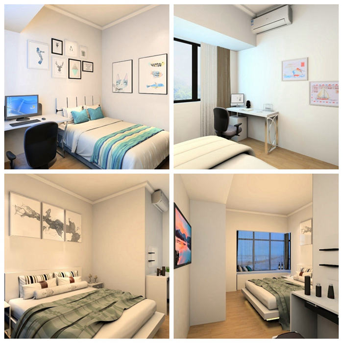 綠景后灣95平米簡約現(xiàn)代風(fēng)新房，簡約實(shí)用低調(diào)大方！