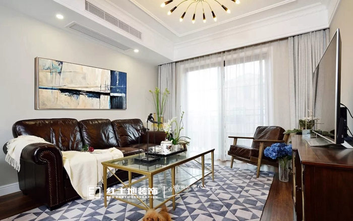 珠海110平米美式風(fēng)格創(chuàng)造的幸福密碼，邀您品鑒實(shí)景裝修案例！