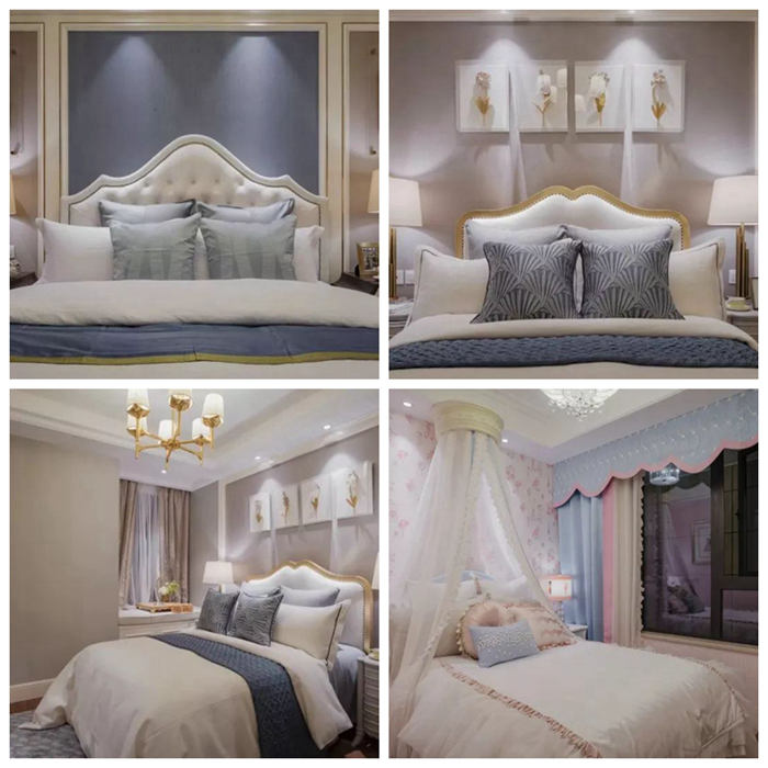 華發(fā)悅府128平米法式風(fēng)格裝修樣板間設(shè)計(jì)，紅土地裝飾推薦