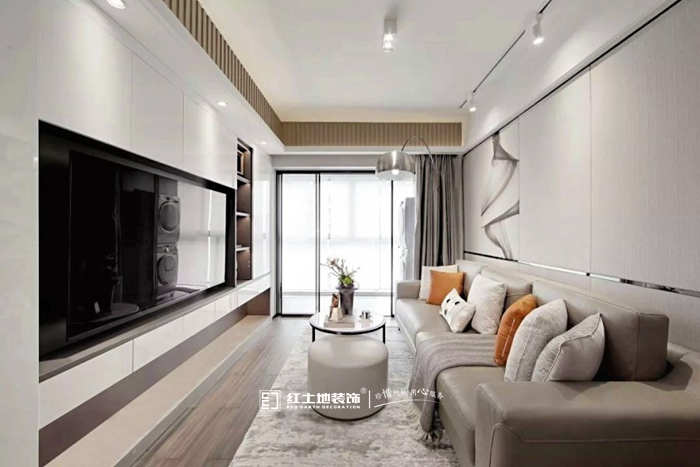 紅土地設(shè)計案例分享，65平米小戶型設(shè)計，詮釋現(xiàn)代精致生活美學(xué)！