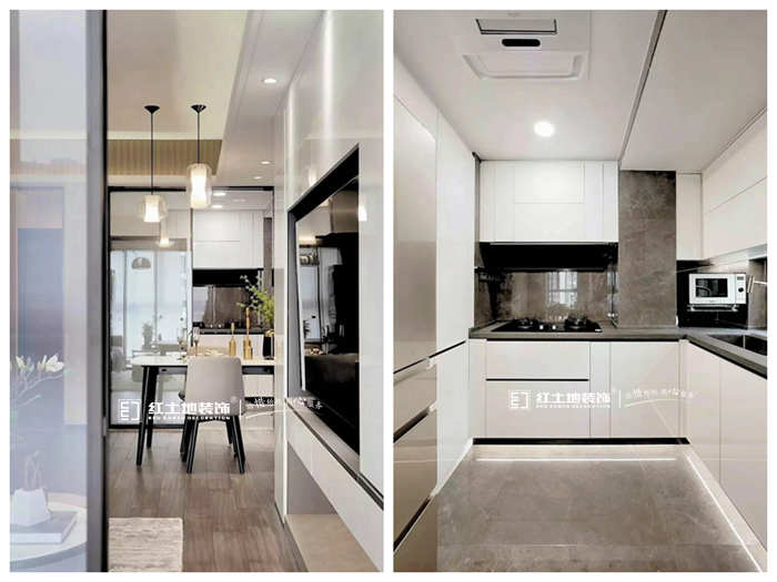 紅土地設(shè)計案例分享，65平米小戶型設(shè)計，詮釋現(xiàn)代精致生活美學(xué)！