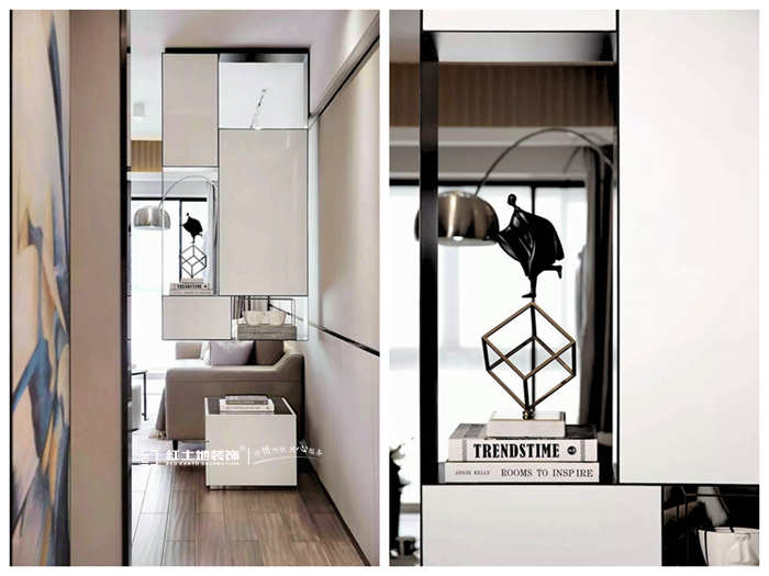 紅土地設(shè)計案例分享，65平米小戶型設(shè)計，詮釋現(xiàn)代精致生活美學(xué)！