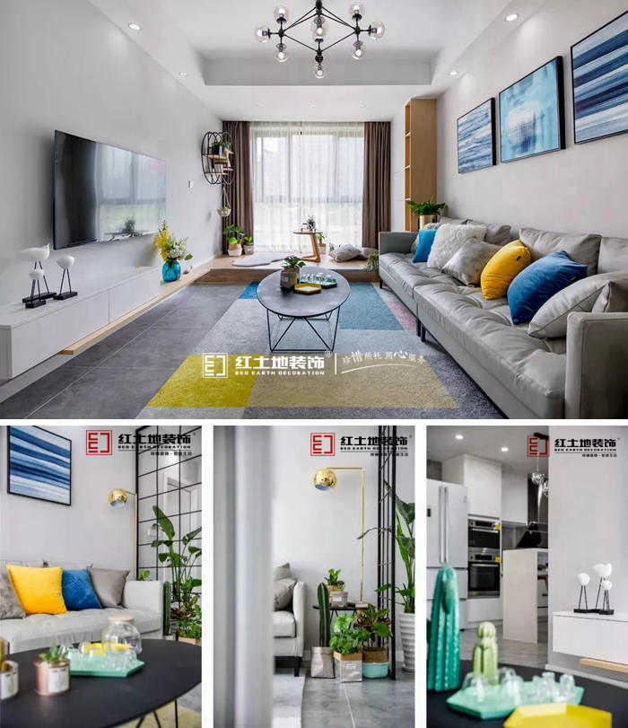 珠海90后年輕爸媽的裝修設(shè)計，80平米北歐精致浪漫的家！