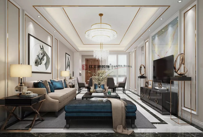 中鐵諾德國(guó)際花園現(xiàn)代輕奢裝修，珠海業(yè)主家軟裝搭配讓生活充滿儀式感！