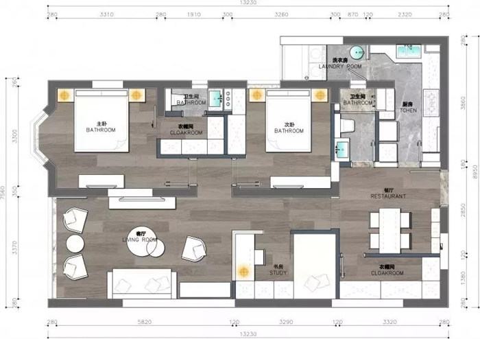 110平米現(xiàn)代簡(jiǎn)約設(shè)計(jì)，珠海的家就該這樣裝修精致舒適！