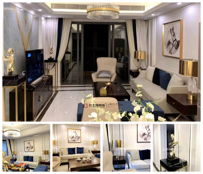 中鐵諾德國(guó)際花園現(xiàn)代輕奢裝修，珠海業(yè)主家軟裝搭配讓生活充滿儀式感！