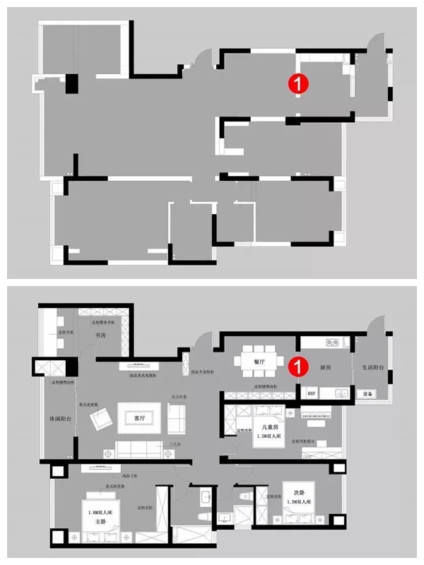 珠海160平米美式輕奢風(fēng)裝修設(shè)計，三代同堂里的愛與生活！