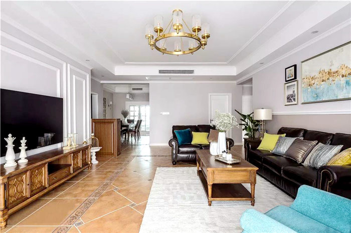 珠海160平米美式輕奢風(fēng)裝修設(shè)計，三代同堂里的愛與生活！