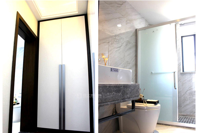 珠海紅土地裝飾實(shí)景裝修案例，新中式古典之間清雅古風(fēng)！