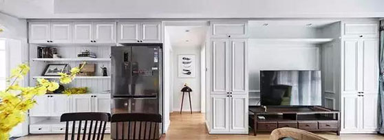 打造88㎡美式小三居，新房裝修前后效果圖對比