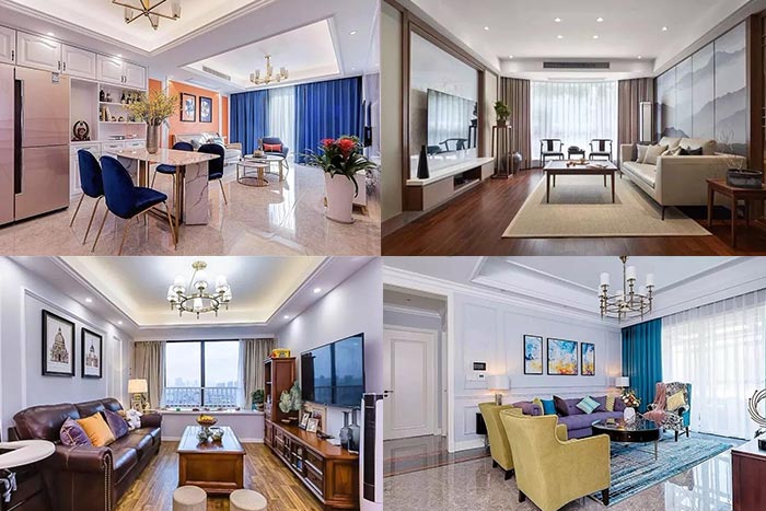 高檔住宅客廳裝修，窗簾搭配有講究，讓你的新家瞬間高大上！