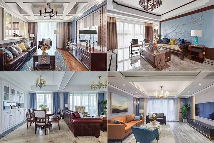 高檔住宅客廳裝修，窗簾搭配有講究，讓你的新家瞬間高大上！