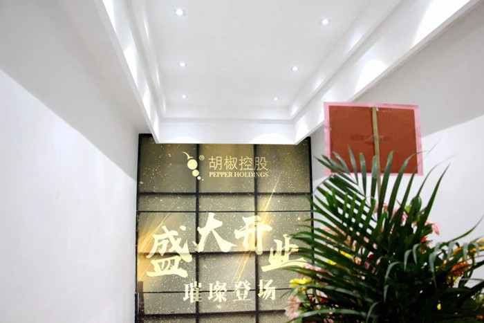 珠海紅土地工裝案例，熱烈祝賀胡椒控股辦公室裝修圓滿落幕，開業(yè)大吉！
