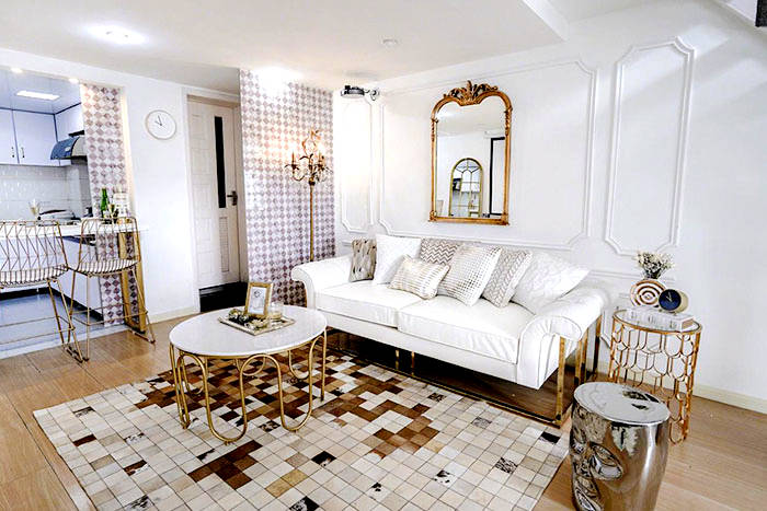 珠海90后年輕夫妻奧園廣場的新家，超高顏值歐式LOFT裝修設(shè)計！