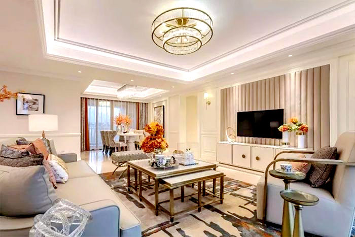 160平米簡約歐式大宅，遇見優(yōu)雅，裝修成理想生活的樣子！
