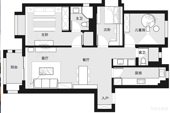 90后夫妻100平米全包硬裝只花11萬，一進(jìn)門就感覺客廳好美！