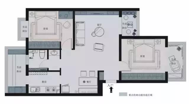舊房翻新：動(dòng)完“手術(shù)”的新家華麗變身