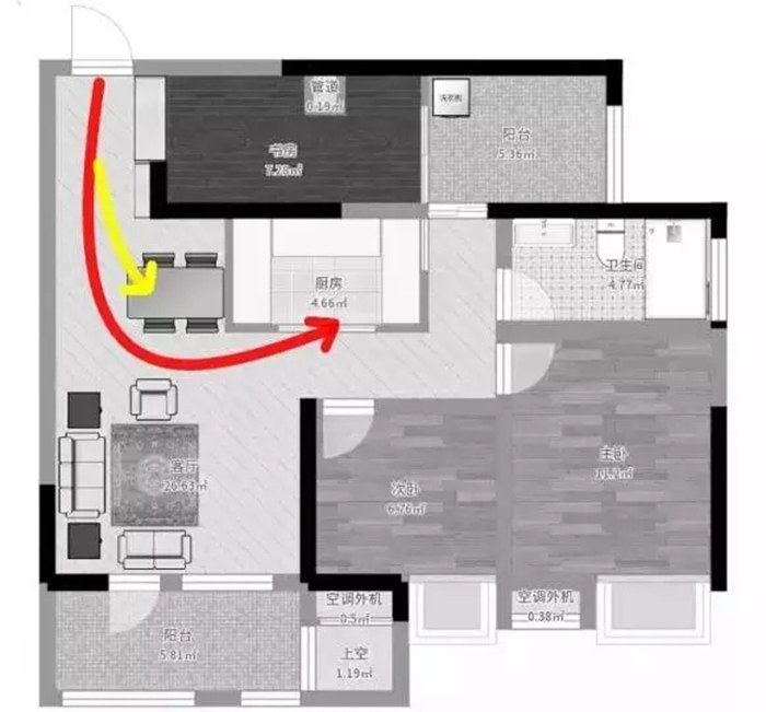 只要合理規(guī)劃動(dòng)線裝修設(shè)計(jì)布局，每天都能多睡半小時(shí)！