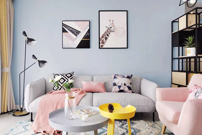 北歐浪漫馬卡龍色系裝修設(shè)計(jì)，粉色少女的夢(mèng)想家！