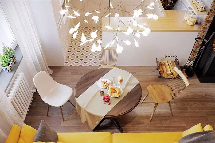 裝修別買吸頂燈了，藝術(shù)小吊燈更適合時尚的你！