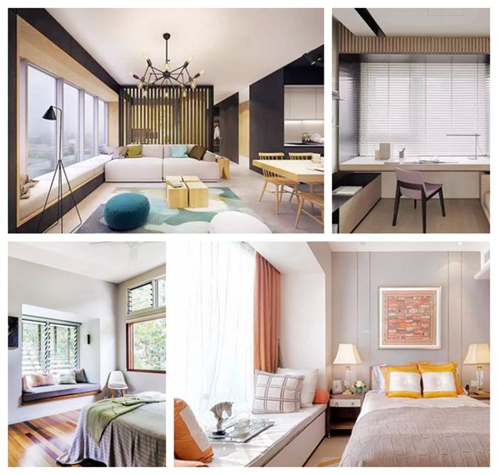 飄窗這樣裝修實用美觀好看，總有一款設(shè)計適合你！