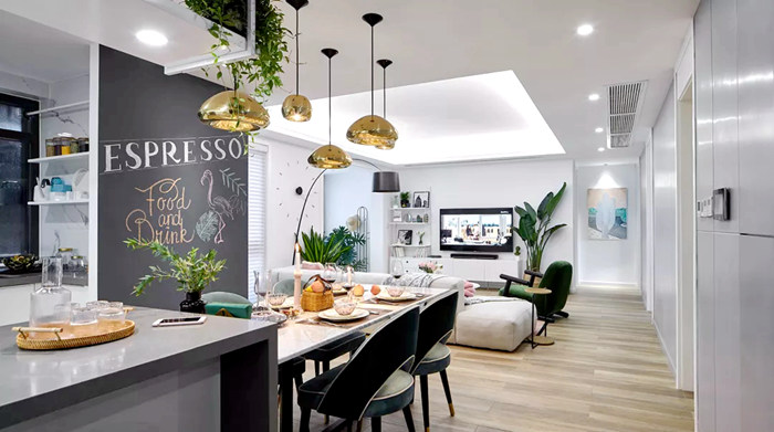 100㎡三居新房裝修，溫馨的氛圍真讓人羨慕，只花13萬！