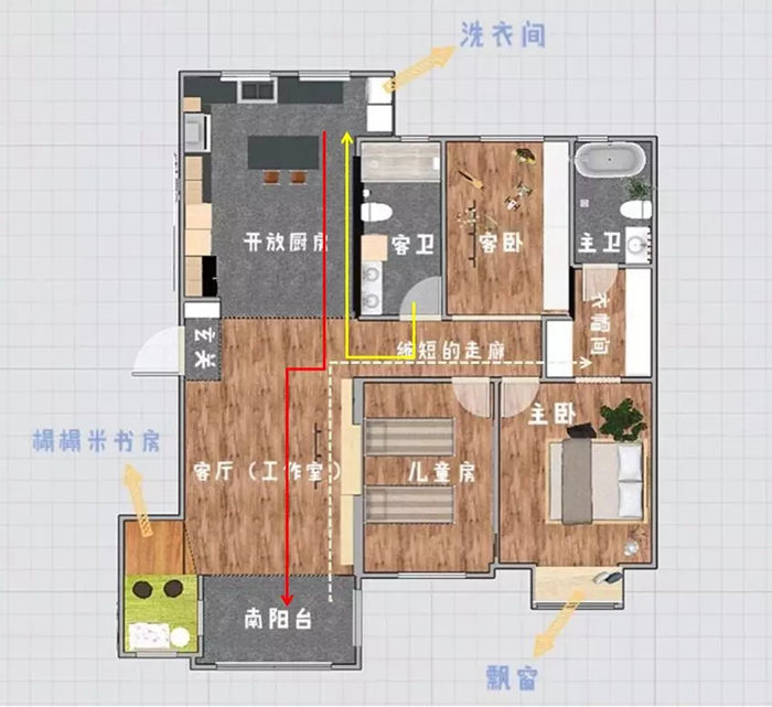 珠海新房裝修設(shè)計(jì)，洗衣機(jī)放在哪里最合適！