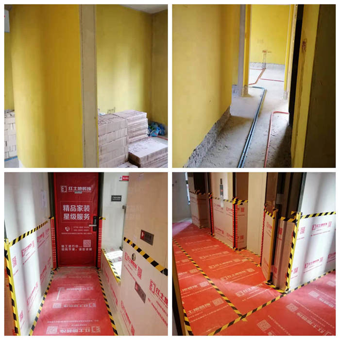 工地巡檢丨紅土地裝飾直擊工地檢查，用實際行動與您一起，對待新家！
